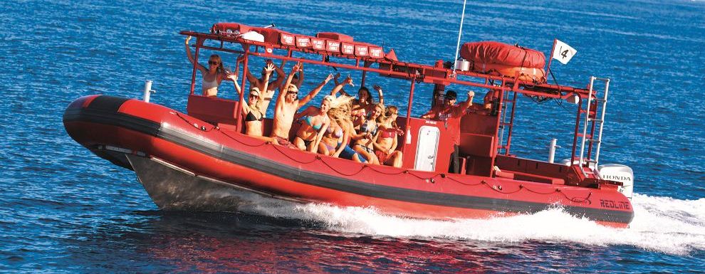 Fun is the name of the game on the Redline raft!