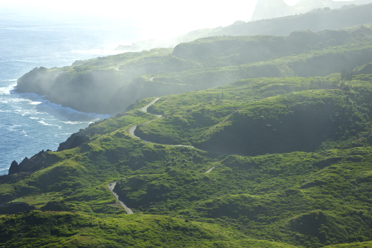 The back side of Maui