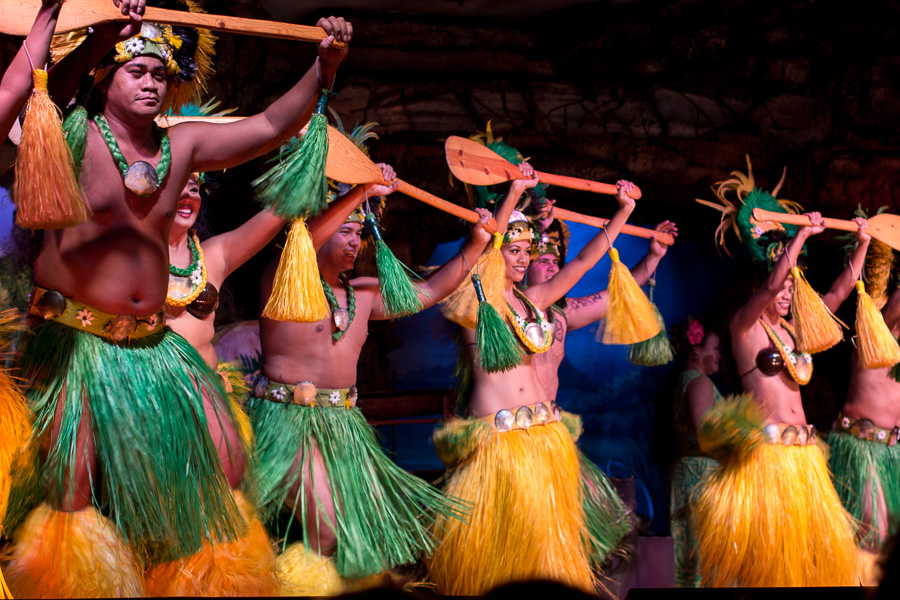 Dancers at the Drums of the Pacific Luau